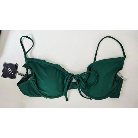 Cheeky Womens M Cut Out Two-Piece Bikini Set Tie Front & Adjustable Straps Sexy - Picture 6 of 10